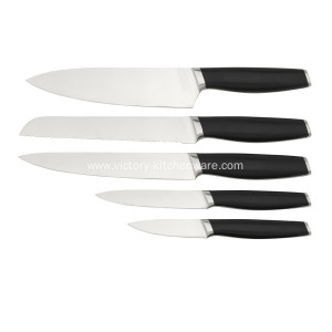Best quality Low price for Stainless Steel Kitchen Knife Set Stainless blade ABS forged handle set export to Armenia Supplier